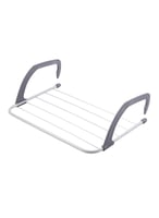 حمالة متعددة الوظائف لتجفيف الملابس أبيض/رمادي