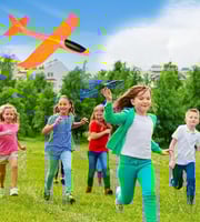 طائرة شراعية من الفوم من قطعتين، طائرة رمي يدوية م...