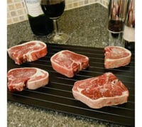 صينية تذويب الثلج أسود