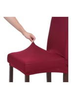 غطاء كرسي خمري حبة واحدة