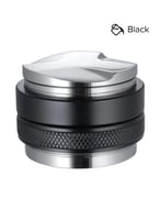 أداة دك وتوزيع وتسوية القهوة برأسين أسود 51مم