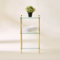 رفوف حمام عدد 3 رفوف مربع