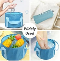 دلو محمول قابل للطي للتخييم 26.00x5.00x10.00سم