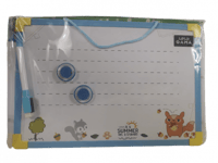 سبورة صغيرة مسطر مع لوحة تعليمية