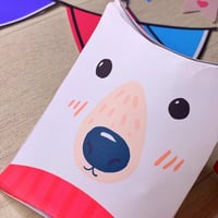 ظرف العيديه برسمة دب