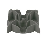 زﻟوﻛس ﻣﻠﺣﻖ وﻋﺎء إﺑطﺎء اﻷﻛل ﺻﻐﯾر ﺳﯾﻠﯾﻛون رﻣﺎدي