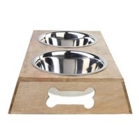 وعاء مزدوج مخصص للحيوانات الأليفة