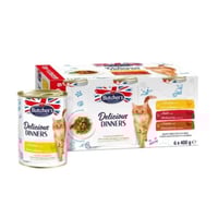 بوتشرز ديليشوس طعام رطب للقطط 3 نكهات 6×400 جرام