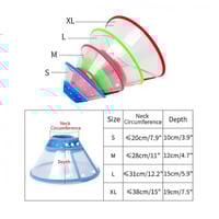 طوق الحماية الطبي للحيوانات الأليفة مقاس L