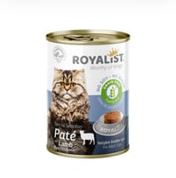روياليست طعام رطب للقطط قطع اللحم الضأن 400 جرام