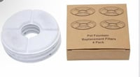 Pet Fountain Filter 4-Pack - طقم فلاتر نافورة مياه...