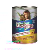 ميجلور جاتو طعام رطب للقطط بالدجاج والحبش بالمرق 4...