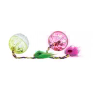 كرة مع ريش 2 قطعة