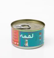 لقمه طعام رطب للقطط بطعم الدجاج والسالمون في الجلي...