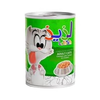 لذيذ طعام رطب بالدجاج مع الديك الرومي للقطط البالغ...