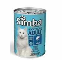 سيمبا كات بقطع بالتونا الطازجة بالمرق 415 جرام