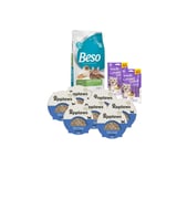 باقة لذيذ أطعمة منوعة للقطط (محببه لدى القطط)