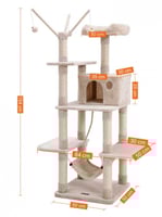 خداشة قطط 50×50×154سم