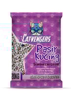 رمل قطط 20 كيلو من كات فينجرز برائحة اللافندر