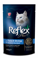 20 ظرف من طعام ريفليكس القطط مع تونة وجمبري -100 ج...