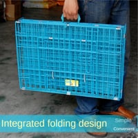 قفص حديد بابين للقطط والكلاب - كبير