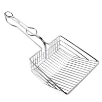 مجرفة فضلات خاصة بالقطط من الفولاذ المقاوم للصدأ