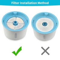 Pet Fountain Filter 4-Pack - طقم فلاتر نافورة مياه...