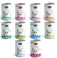 معلبات كت كات الوجبة المتكاملة متعدد النكهات للقطط...