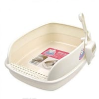 كات ايديا حوض رمل مع سكوب صغير كريمي