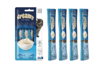 مكافأة كريمي من ام بت بنكهة التونا والربيان 4x15gm