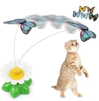لعبة طائرة على شكل فراشات للقطط الصغيرة والكبيرة