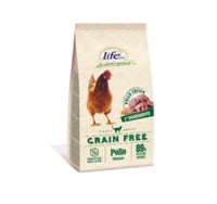 لايف كات طعام جاف خالي من الحبوب بالدجاج 400 جرام