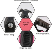 فرشاة لإزالة الشعر المتكتل للقطط