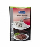 دكتور كلاودر ظرف طعام رطب للقطط البالغة لحم البقر...