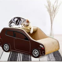 خداشة على شكل سيارة من الورق المقوى