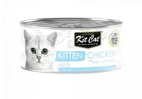 Kit Cat Kitten Chicken Flakes Canned Food - كت كات...