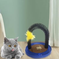 خداشة مدلكة للقطط على شكل قوس مع الكاتنيب