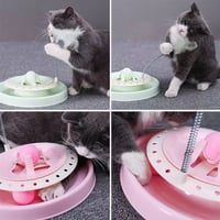 لعبة مسار الريشة مع أجراس للقطط