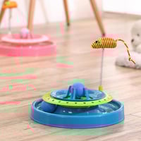 لعبة جديدة تفاعلية للقطط على شكل فأرة قابلة للدورا...