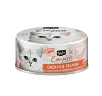كت كات كومبليت - دجاج وسلمون في مرق لذيذ | 70غ