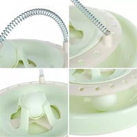 لعبة مسار الريشة مع أجراس للقطط