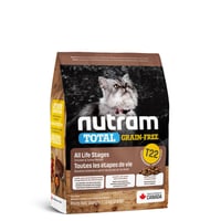 Nutram T22 Total Grain-Free Cat Food, Chicken & Tu...