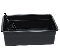 لتربوكس مع مجرفة اللون أسود