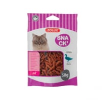 زولكس سناك مكافآت شرائح البط للقطط 50غ