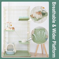 قفص للقطط من 3 طوابق