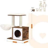 شجرة وخداشة للقطط مقاس 42*28*61