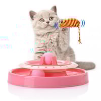 لعبة جديدة تفاعلية للقطط على شكل فأرة قابلة للدورا...