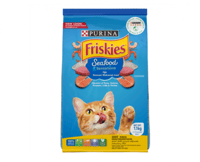 فريسكيس طعام جاف بطعم الماكولات البحرية للقطط البا...
