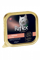 ريفلكس بلس | صينية ألو للقطط مع سالمون - 100 جرام