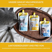 زبادي مدعم بالكالسيوم من جيم كات - 125 غرام